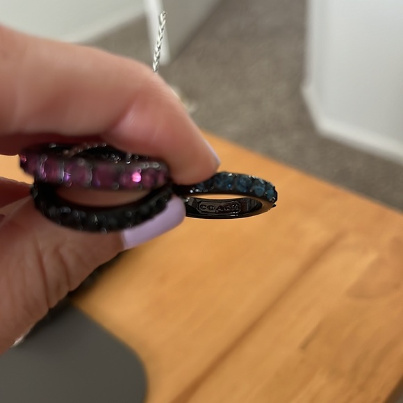 Coach set of 3 rings - Never worn! - Picture 6 of 6